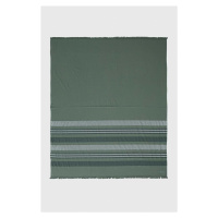 Bavlněný ručník BOSS zelená barva