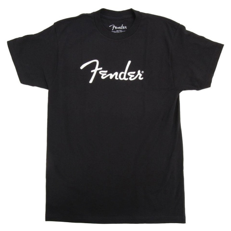 Fender Tričko Spaghetti Logo Black