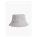Světle šedý dámský klobouk s příměsí vlny Calvin Klein - Dámské
