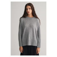 SVETR GANT CASHMERE C-NECK šedá