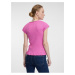 Růžové dámské tričko s krátkým rukávem ORSAY