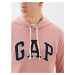 GAP French Terry Pullover Logo Hoodie Pink Rosette 16-1518