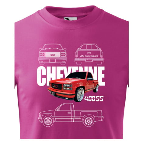 Pánské tričko Chevrolet Cheyenne 400 SS- kvalitní tisk a rychlé dodání BezvaTriko