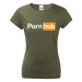 Dámské tričko s vtipným potiskem Pornhub - vtipné tričko