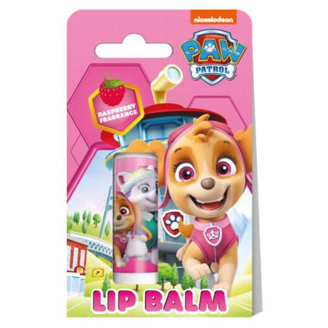 Nickelodeon Paw Patrol Lip Balm balzám na rty pro děti Raspberry 4,4 g