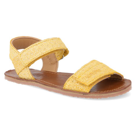 Barefoot sandály Blifestyle - Napaea Bio velours limone žluté
