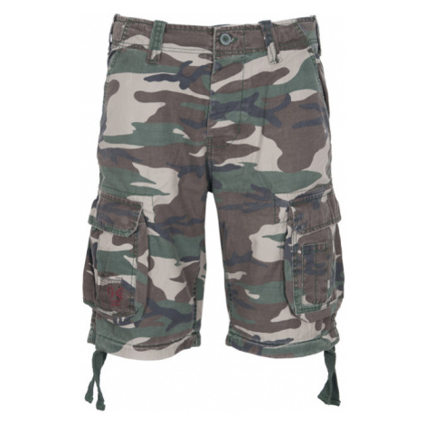 Surplus Kalhoty krátké Airborne Vintage Shorts woodland