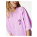 Světle fialové dámské oversize tričko Marks & Spencer