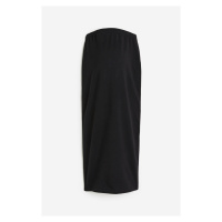 H & M - MAMA Žerzejová sukně z bavlny - černá