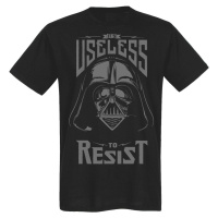 Star Wars Useless To Resist Tričko černá