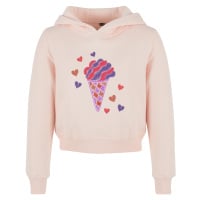 Kids Ice Cream Hoody pink