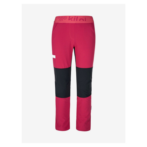 Tmavě růžové holčičí sportovní kalhoty Kilpi KARIDO