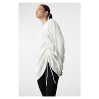 Trendyol Ecru Thessaloniki Knitted Smock Detailed Knitwear Sweater