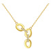 OLIVIE Stříbrný náhrdelník ŘETĚZ GOLD 7991