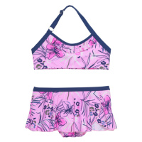 COLOR KIDS-Bikini W. Skirt - AOP, begonia pink Růžová