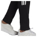 Kalhoty adidas ESSENTIALS FLEECE TAPERED CUFF 3-STRIPES Černá