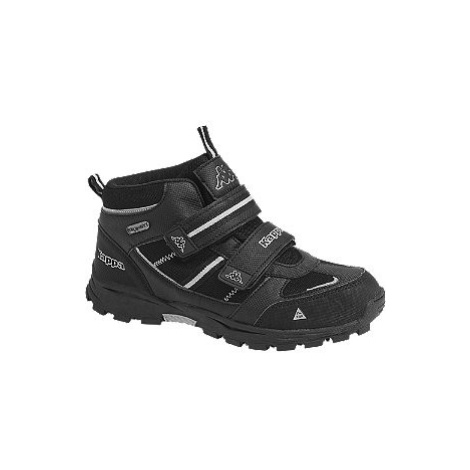 Černá kotníková obuv na suchý zip Kappa s TEX membránou