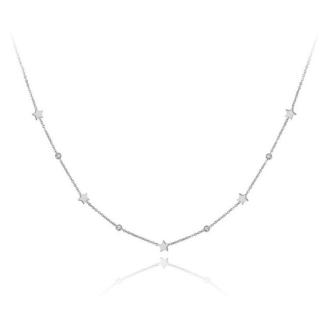 Victoria Filippi Stainless Steel Ocelový náhrdelník se zirkony Susan - hvězdy, chirurgická ocel 