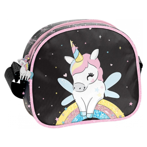 PASO Taška přes rameno Unicorn černá