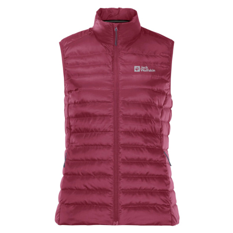 Jack Wolfskin Pack-Go Down Vest M Červená