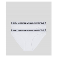 Spodní prádlo karl lagerfeld logo brief 2-pack bílá