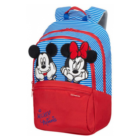 Samsonite Dětský batoh Disney Ultimate 2.0 M Disney Stripes 16 l - modrá