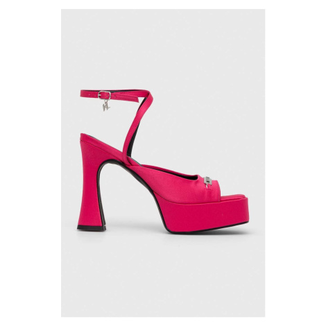 Sandály Karl Lagerfeld LAZULA růžová barva, KL33905
