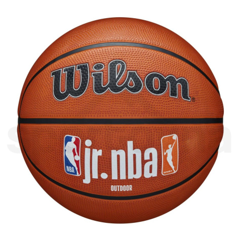 Wilson Jr NBA Fam Logo Auth Outdoor Bskt U WZ3011801XB - brown