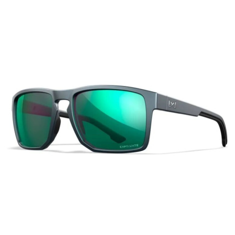 Sluneční brýle Founder Captivate Wiley X® – Captivate™ zelené polarizované mirror, Graphite (Bar