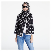 Chiara Ferragni Logomania Allover Scarf Black / White