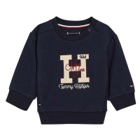 Kojenecká tepláková souprava Tommy Hilfiger tmavomodrá barva