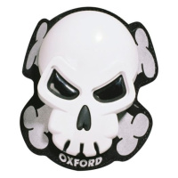 OXFORD Kolenní slidery OXFORD Skull (bílé, pár)