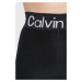 Legíny Calvin Klein dámské, černá barva, melanžové