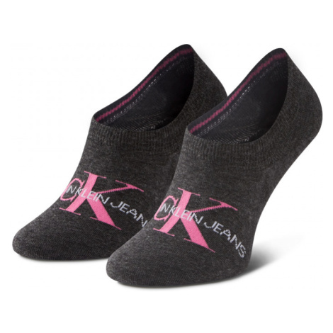 Calvin Klein dámské tmavě šedé ponožky