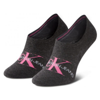 Calvin Klein dámské tmavě šedé ponožky