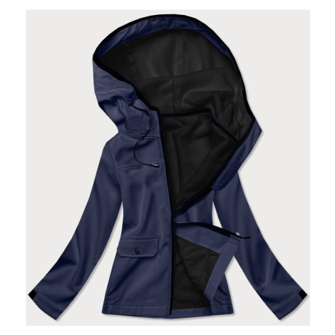 Tmavě modrá dámská sportovní softshellová bunda (HD182-4) J.STYLE