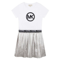 Dívčí šaty Michael Kors bílá barva, mini