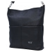 BRIGHT Dámská kožená kabelka Černá, 32 x 12 x 18 (XBR23-CH155007-09DOL)