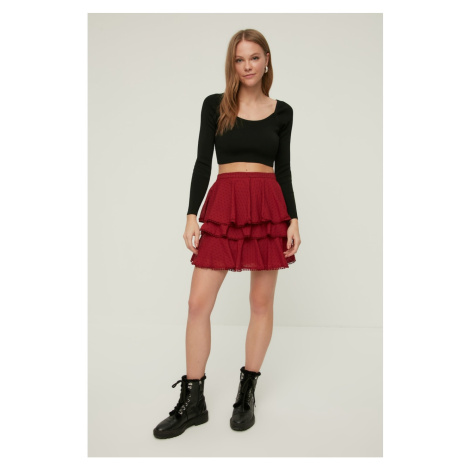 Trendyol Claret Red Skirt