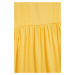 Dívčí šaty Tommy Hilfiger žlutá barva, mini, áčková
