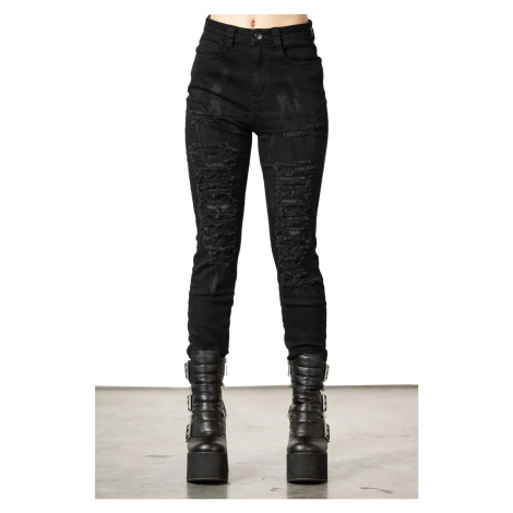 kalhoty dámské KILLSTAR - Lyfe Line Jeans- Black