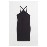 H & M - Bavlněné šaty - černá