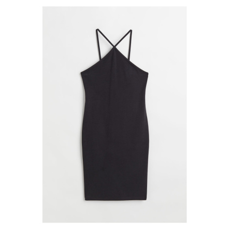 H & M - Bavlněné šaty - černá H&M