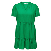 ONLY CARMAKOMA Dámské šaty CARTIRI-CARO Regular Fit 15311976 Green Bee