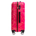 Velký rodinný cestovní kufr ROWEX Pulse žíhaný Barva: Růžová žíhaná