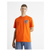 CELIO LCEFLO2 Pánské tričko, oranžová, velikost