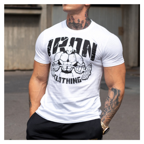 UltraSoft tričko IRON MAN, bílé Iron Aesthetics