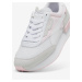 Růžovo-bílé dámské tenisky s koženými detaily Puma Future Rider Queen of <3s Wns