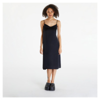 Urban Classics Ladies Viscose Satin Slip Dress Black