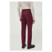 Kalhoty Michael Kors pánské, vínová barva, jednoduché
